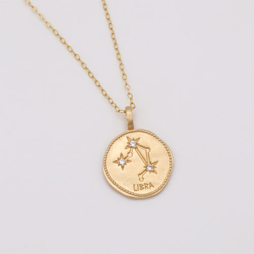 Collier constellation Balance | Plaqué or