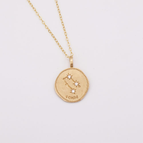 Collier constellation Gémeaux | Plaqué or