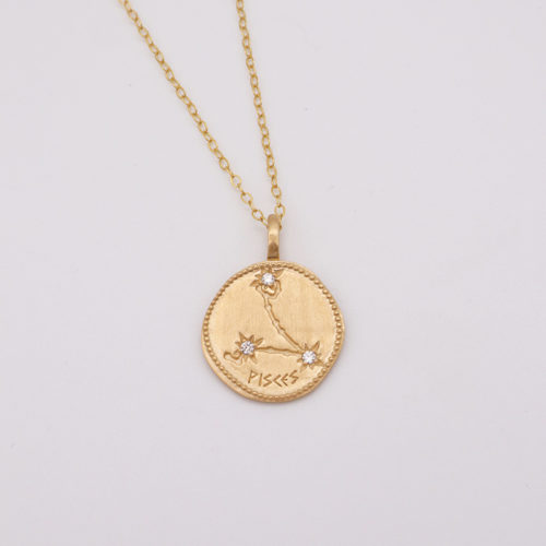 Collier constellation Poisson | Plaqué or