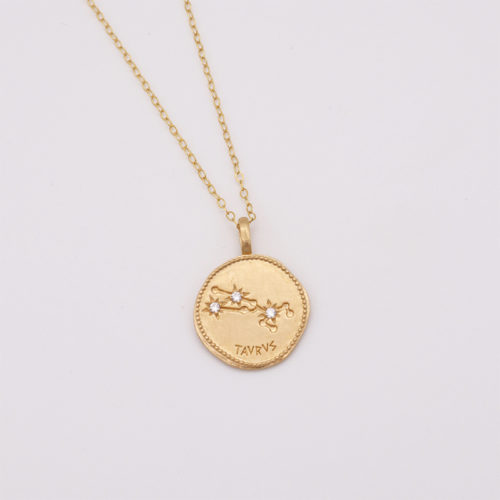 Collier constellation Taureau | Plaqué or