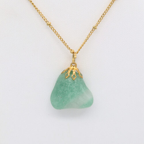 Collier pendentif amazonite